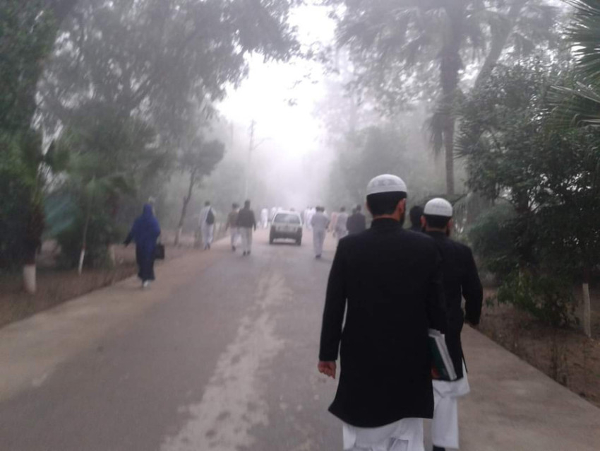 Islamia College Peshawar morning view in winter